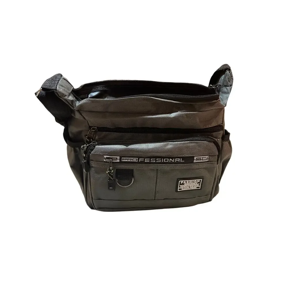 Professional SLR Camera Sling Bag / Travel / Crossbody Pack – Gray – New